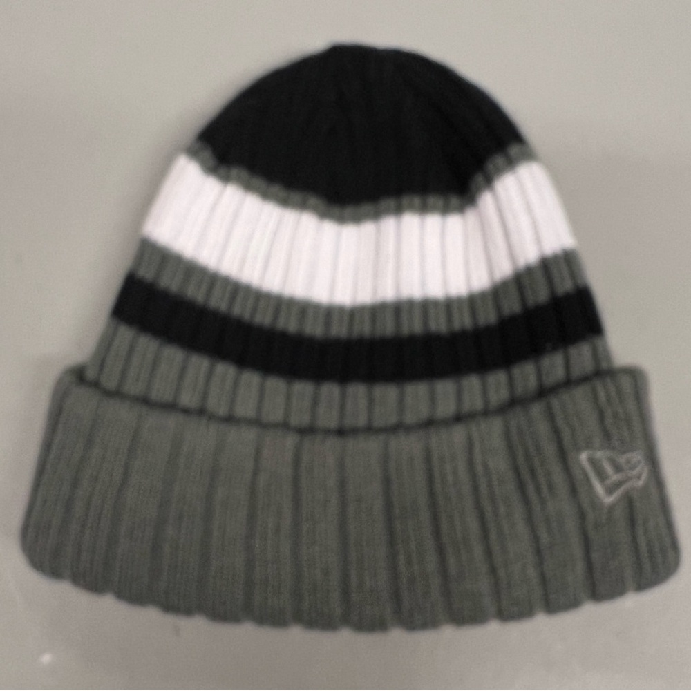 New Era Striped Knit Beanie